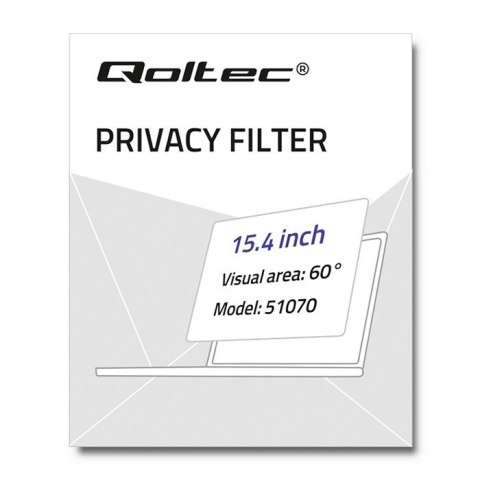 Qoltec Filtr prywatyzujący RODO do MacBook Pro Retina 15.4" (2012-2015)