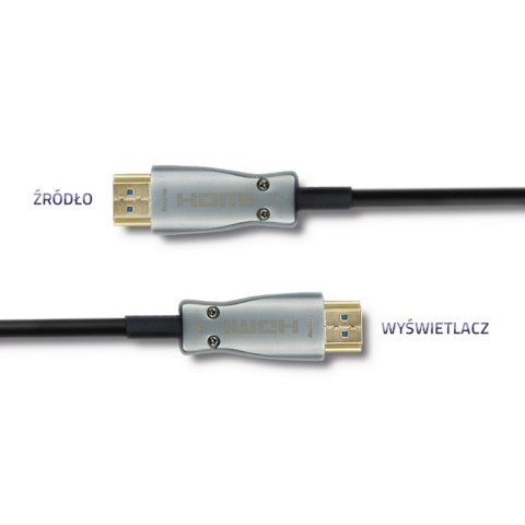 Qoltec Kabel HDMI v.2.0 A męski | A męski | AOC | 20m