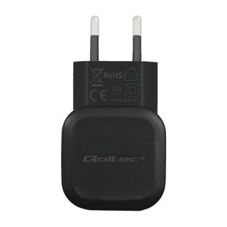 Qoltec Ładowarka sieciowa 12W | 5V | 2.4A | USB + kabel Micro USB