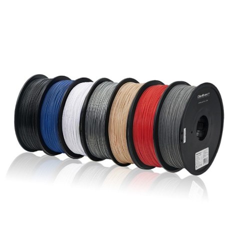 Qoltec Profesjonalny filament do druku 3D | ABS PRO | 1.75mm | 1kg | Grey