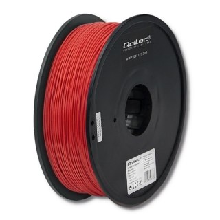 Qoltec Profesjonalny filament do druku 3D | ABS PRO | 1.75mm | 1kg | Red