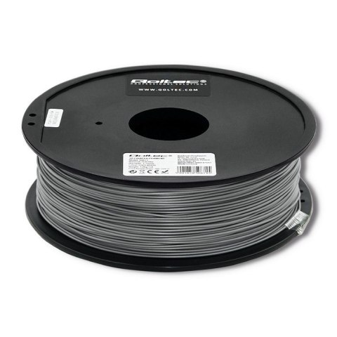 Qoltec Profesjonalny filament do druku 3D | ABS PRO | 1.75mm | 1kg | Silver