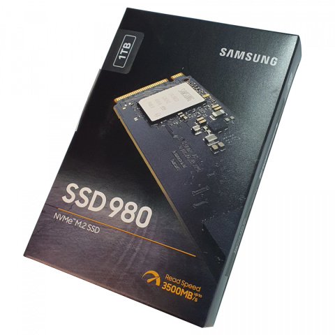 Dysk SSD Samsung 980 1 TB M.2 2280 PCI-E x4 Gen3 NVMe (MZ-V8V1T0BW)