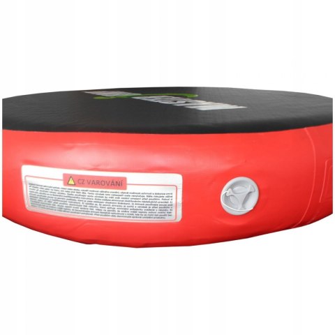 AirSpot Trampolina Dmuchana MASTER 100 x 20 cm Black Red