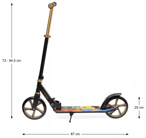 Hulajnoga HARRY POTTER dla Dzieci Składana Koła 200 mm do 100 kg D'arpeje