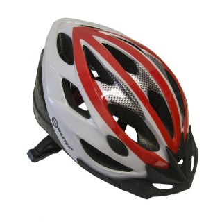 Kask Rowerowy MASTER Force L Czerwono-Biały