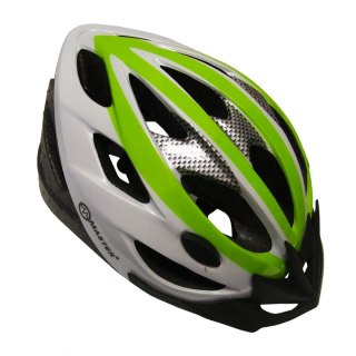 Kask Rowerowy MASTER Force L Zielono-Biały