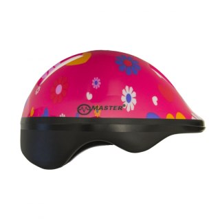 Różowy Kask Rowerowy MASTER Flip M