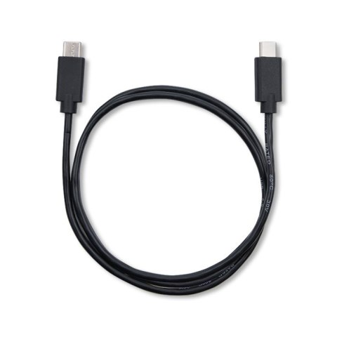 Qoltec Kabel USB 2.0 typ C męski | USB 2.0 typ C męski | 0.5m | Czarny