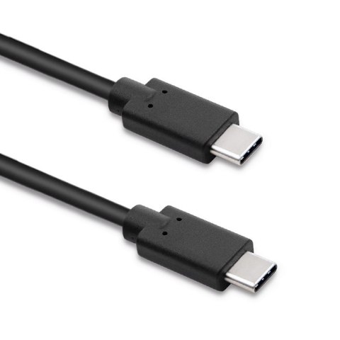 Qoltec Kabel USB 3.1 typ C męski | USB 3.1 typ C męski | 1.4m | Czarny