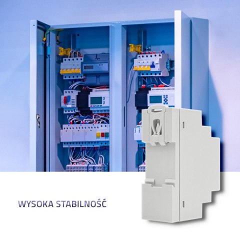 Qoltec Zasilacz na szynę DIN | 24W | 12V | 2A | Szary