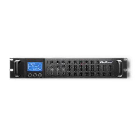 Qoltec Zasilacz awaryjny UPS RACK | 1KVA | 800 W | LCD