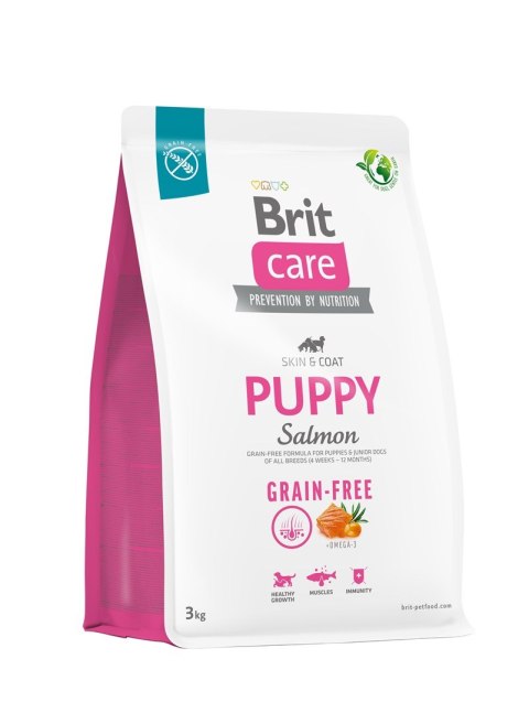 Brit Care Dog Grain-Free Puppy Salmon 3kg