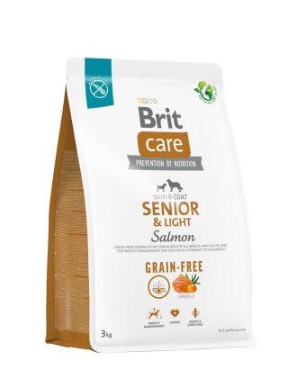 Brit Care Dog Grain-Free Senior&Light Salmon 3kg