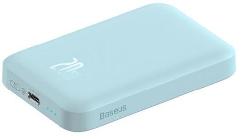 Baseus Magnetic Mini | Power Bank 6000mAh 20W z ładowaniem bezprzewodowym MagSafe BLUE