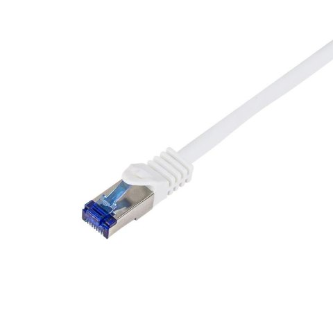 Patchcord LogiLink C6A021S Cat.6A S/FTP Ultraflex 0,50m biały