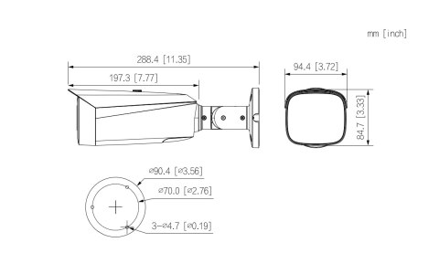 KAMERA IP TIOC 2.0 DAHUA IPC-HFW3549T1-ZAS-PV-27135