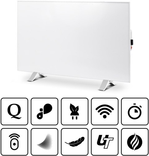 Panel grzewczy IR CRONOS Synthelith PRO CRP-600TWP TUYA white