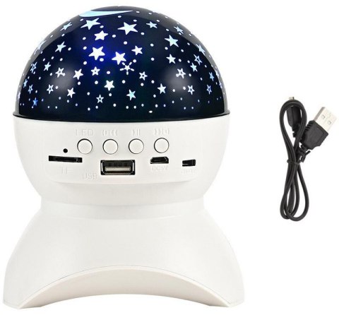 Projektor gwiazd lampka nocna nieba star led usb