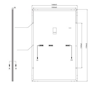 Moduł panel PV czarna rama 405W RISEN RSM40-8-405M 1754x1096x30mm