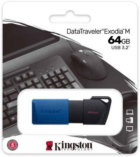 Pendrive Kingston Data Traveler Exodia M 64GB USB3.2 Gen1