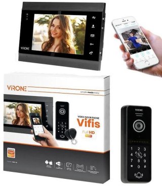 WIDEODOMOFON WI-FI VIRONE VDP-61FHDZD/B