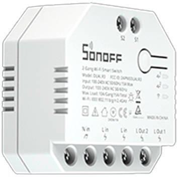 SONOFF sterownik 2-kanałowy roletowy 10A WiFi DUAL R3 LITE