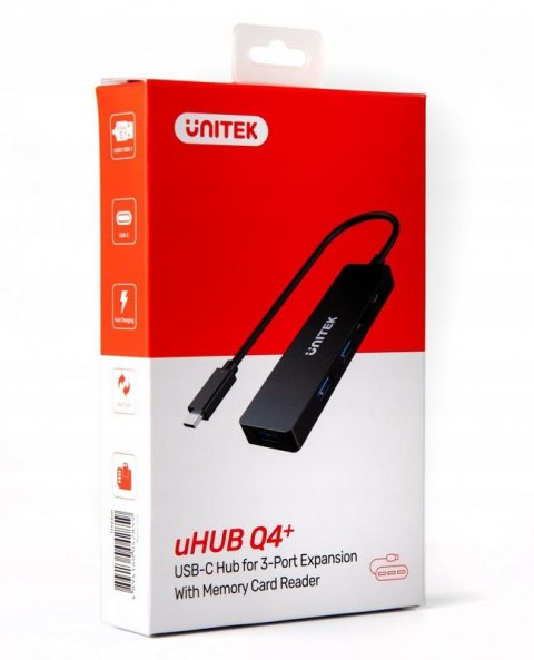 Unitek Hub USB-C 3 x USB 3.1 Gen 1 SD microSD