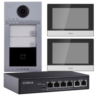 WIDEODOMOFON IP VIDOS ONE 2xM2010/S2402-P