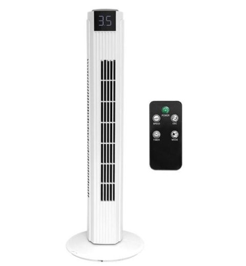 Wentylator kolumnowy 82cm 50W, LCD, sterowany pilotem LXWT25