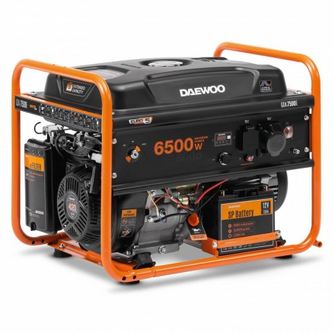 ZESTAW AGREGAT PRĄDOTWÓRCZY DAEWOO GDA 7500E 6.0kW + 2x GENERATOR OIL SAE 10W-30 DWO 600