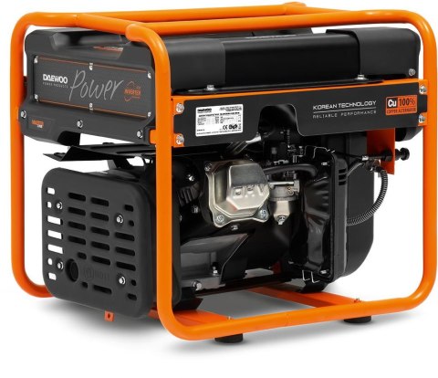 ZESTAW AGREGAT PRĄDOTWÓRCZY INWERTOROWY DAEWOO GDA 4600i 3.2kW + GENERATOR OIL SAE 10W-30 DWO 600