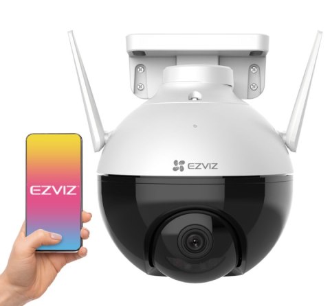 Zestaw monitoringu bezprzewodowego 4 kamery obrotowe FullHD WiFi EZVIZ