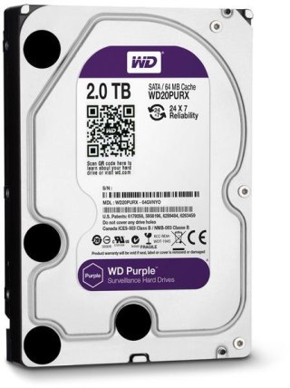 DYSK WD PURPLE 2TB WD22PURZ