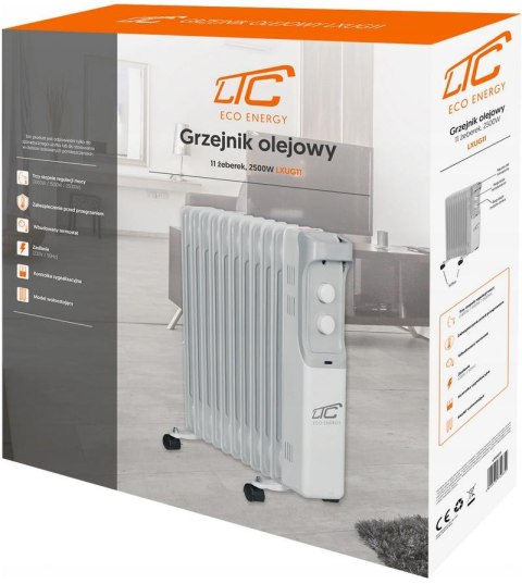 GRZEJNIK OLEJOWY 11 ŻEBEREK 2500W LTC LXUG11