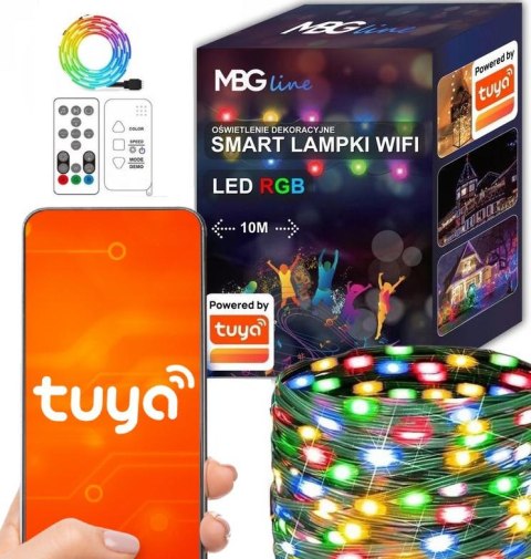 Lampki Choinkowe SMART taśma LED WIFI TUYA 10m USB