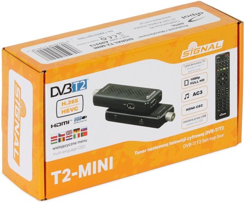 Tuner SIGNAL T2-MINI DVB-T2 H.265 HEVC USB 5V