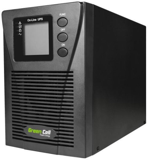 UPS ZASILACZ AWARYJNY Green Cell MPII 1000VA 900W Z WYŚWIETLACZEM LCD UPS17