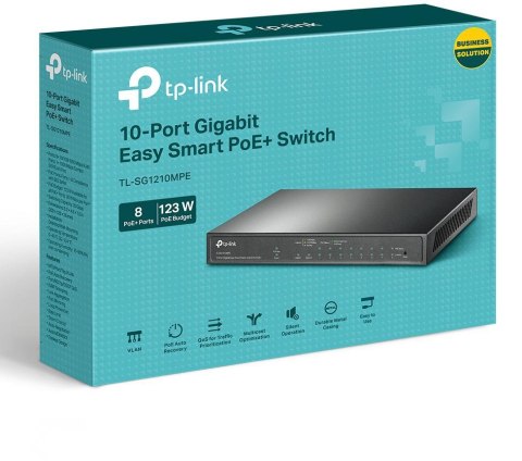 SWITCH TP-LINK TL-SG1210MPE