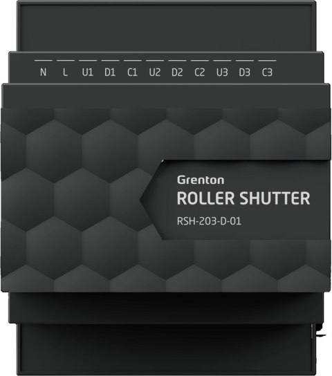 GRENTON - ROLLER SHUTTER x3, DIN, TF-Bus ( 2.0 )