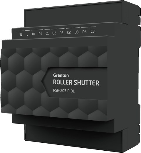 GRENTON - ROLLER SHUTTER x3, DIN, TF-Bus ( 2.0 )