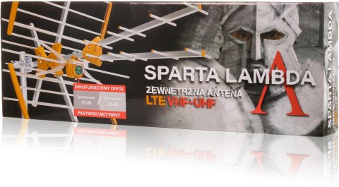 Antena DVB-T SPARTA LAMBDA (BYPASS AMPLIFIER LTE VHF-UHF)