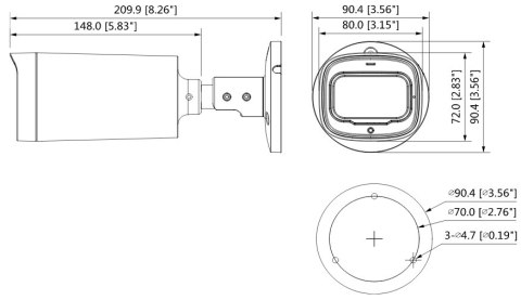 KAMERA HDCVI DAHUA HAC-HFW1500R-Z-IRE6-A-2712-S2