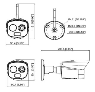 KAMERA IP DAHUA TPC-BF1241-D3F4