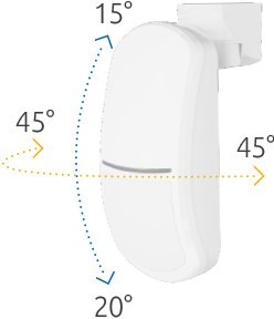 Dualna czujka ruchu PIR+MW Satel SLIM-DUAL-PET