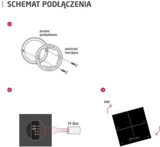 GRENTON - TOUCH PANEL 4B, Tf-bus, BIAŁY (2.0)