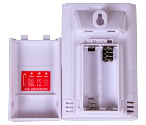 Stacja meteorologiczna Bresser TemeoTrend JC LCD RC (zegar ścienny), czarna