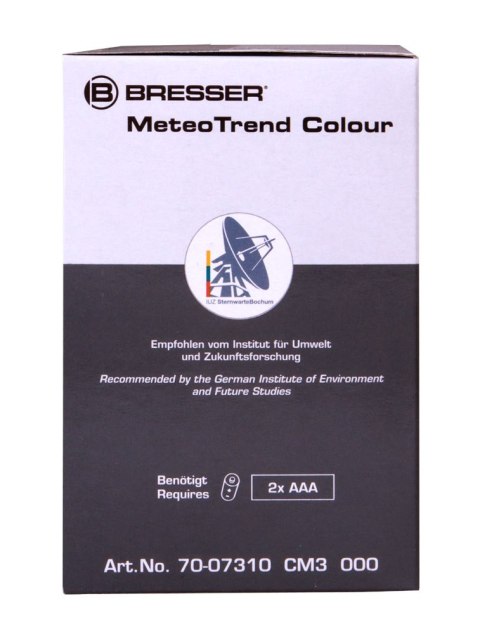 Stacja pogodowa Bresser MeteoTrend Colour RC, czarna