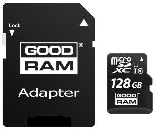 KARTA PAMIĘCI microSD GOODRAM UHS1 CL10 128GB + ADAPTER 100MB