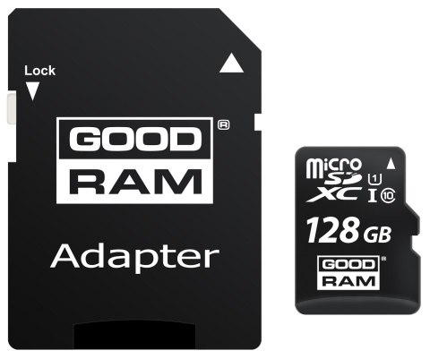 KARTA PAMIĘCI microSD GOODRAM UHS1 CL10 128GB + ADAPTER 100MB